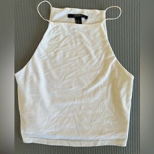 Forever 21 White Crop Top